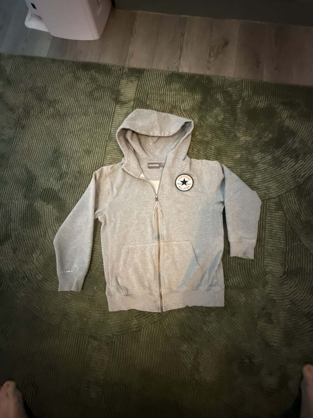 Zipped Jacket by CONVERSE - grey, Boys,